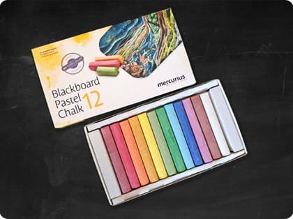 Art Makes Sense Blackboard Pastel Chalk – 12 pieces