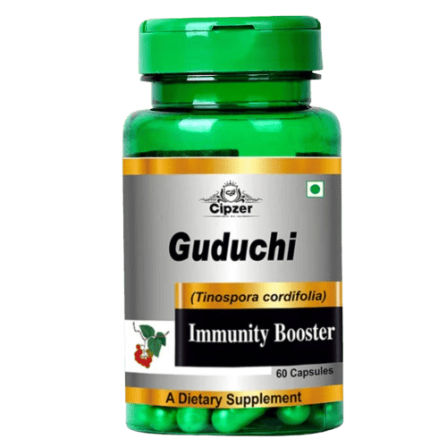 Cipzer Guduchi (30 Capsules): Your Daily Immunity Booster, Liver Detox, and Digestive Support Elixir