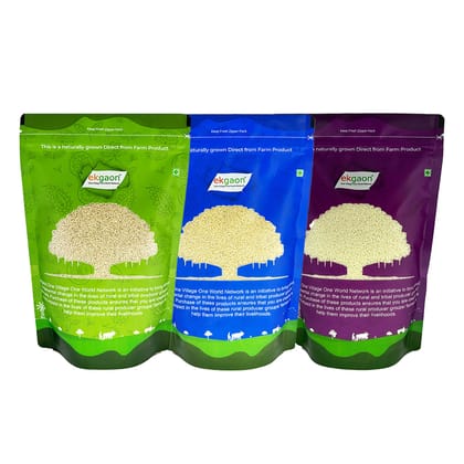 Healthy Traditional Millets Combo ID-4 (Kodo Millet 500g,Foxtail Millet (Thinai)500g), LIttle Millet (Kutki) 500g)