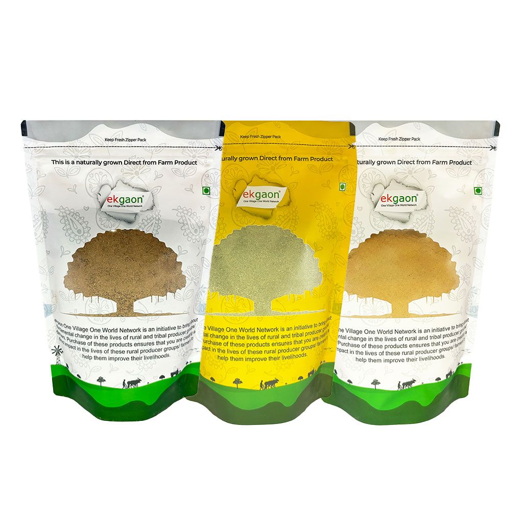 Anti-oxidant Tea Combo ID- 2 Pack of 3 (Senna Flower Tea 100g, Lotus Flower Tea 50g, Moringa Leaf Tea 100g )
