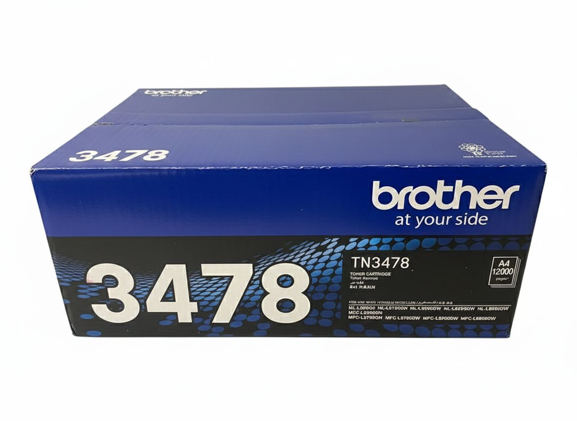 Brother TN-3478 Black Toner Cartridge - Compatible with HL-L5000D / HL-L6200DW / DCP-L5600DN / MFC-L5900DW