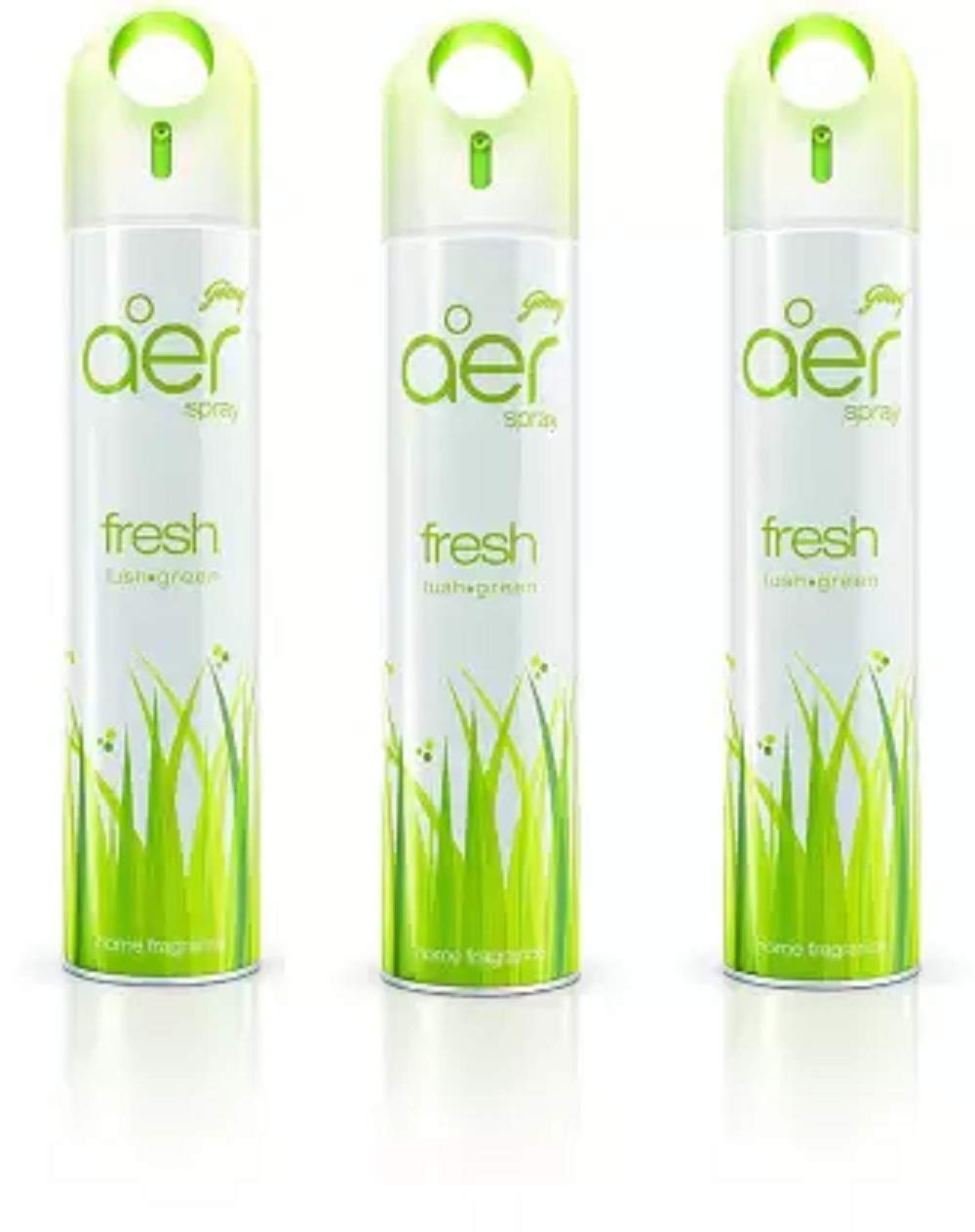 Godrej Aer Fresh Lush Green Spray (Pack of 3 x 300 ml)