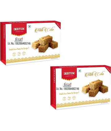 Indiyum Kalakand | Milk Cake 400 gm Pack of 2