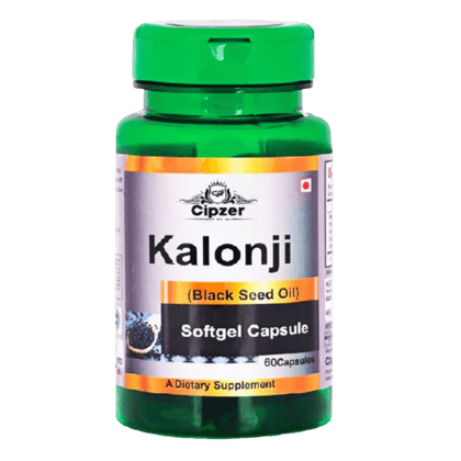 Cipzer Kalonji Oil Soft Gel (30 Capsules): Concentrated Black Seed Power for Immunity & Vitality