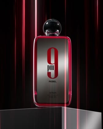 Afnan 9PM Rebel Eau de Parfum for Men – 100 ml | Long Lasting Spicy Woody Fragrance