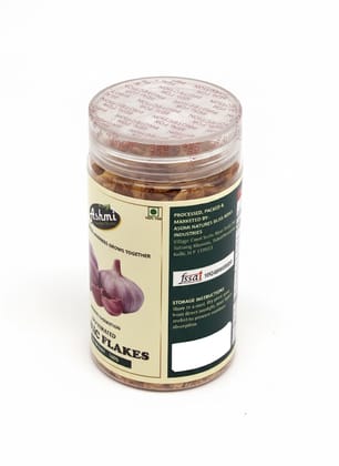  Dehydrated Garlic Flakes 100g - No Additives, Non-GMO, Vegan, Gluten-Free, Paleo-Friendly