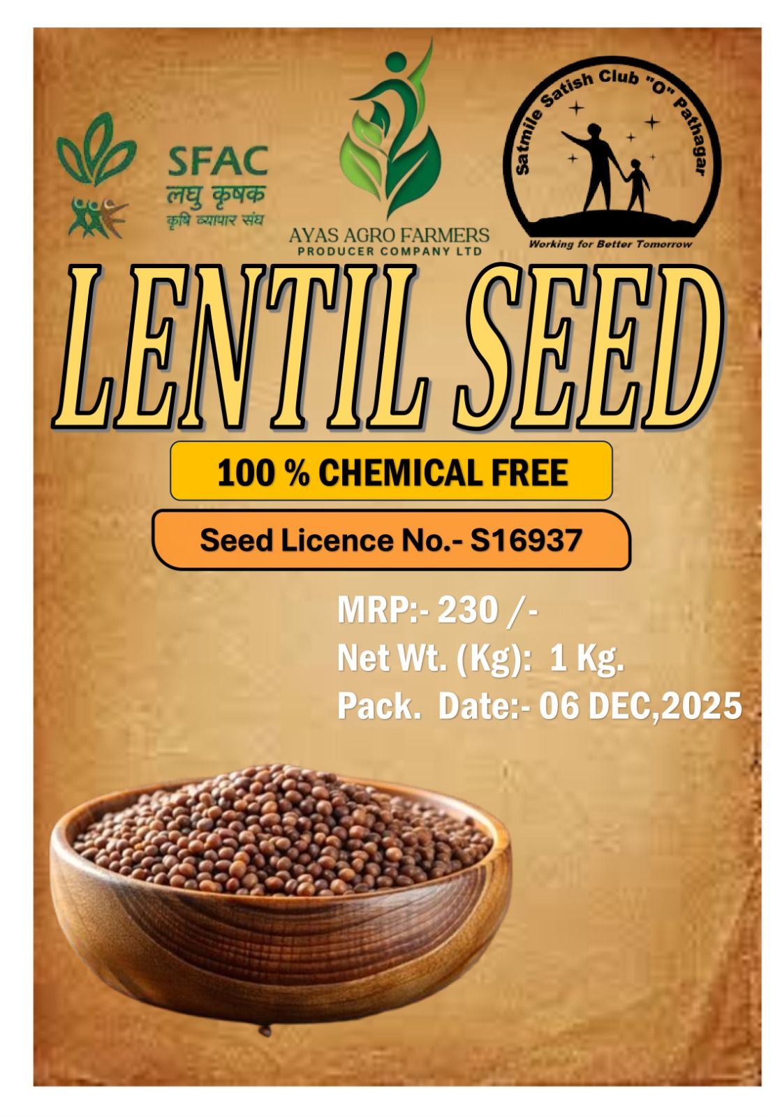 Lentil Seed