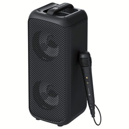 Portronics Rumble 25W Portable Bluetooth Speaker, Wired karaoke Mic