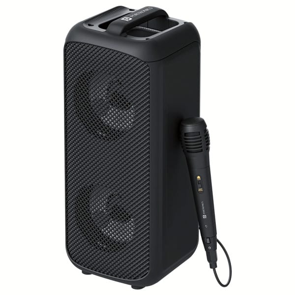 Portronics Rumble 25W Portable Bluetooth Speaker, Wired karaoke Mic