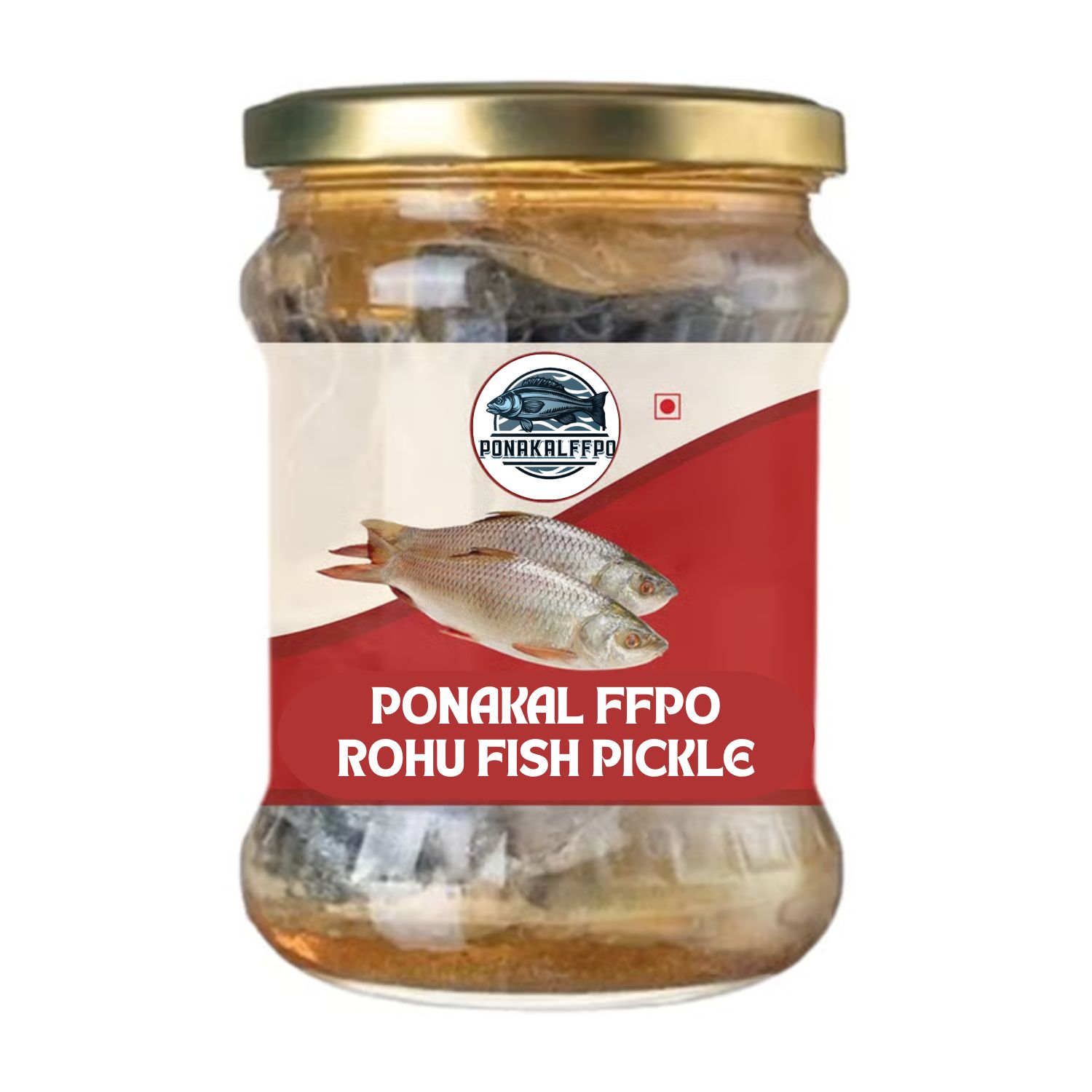 PONAKALFFPO Rohu Fish Pickle - Authentic & Spicy Fish Delicacy