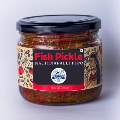 NACHINAPALLI FFPO Fish Pickle - Traditional Indian Flavor, 300gm