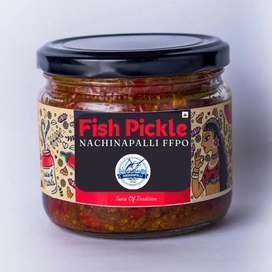 NACHINAPALLI FFPO Fish Pickle - Traditional Indian Flavor, 300gm