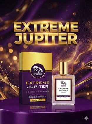 Red Vocal Extreme Jupiter Premium Perfume Eau De Toilette 50ml – Long Lasting Women's Fragrance