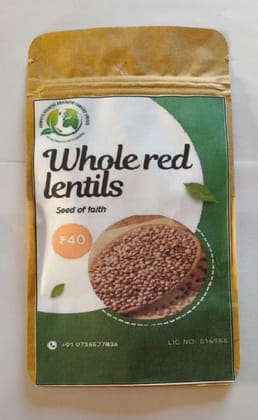Whole Red Lentil Seed