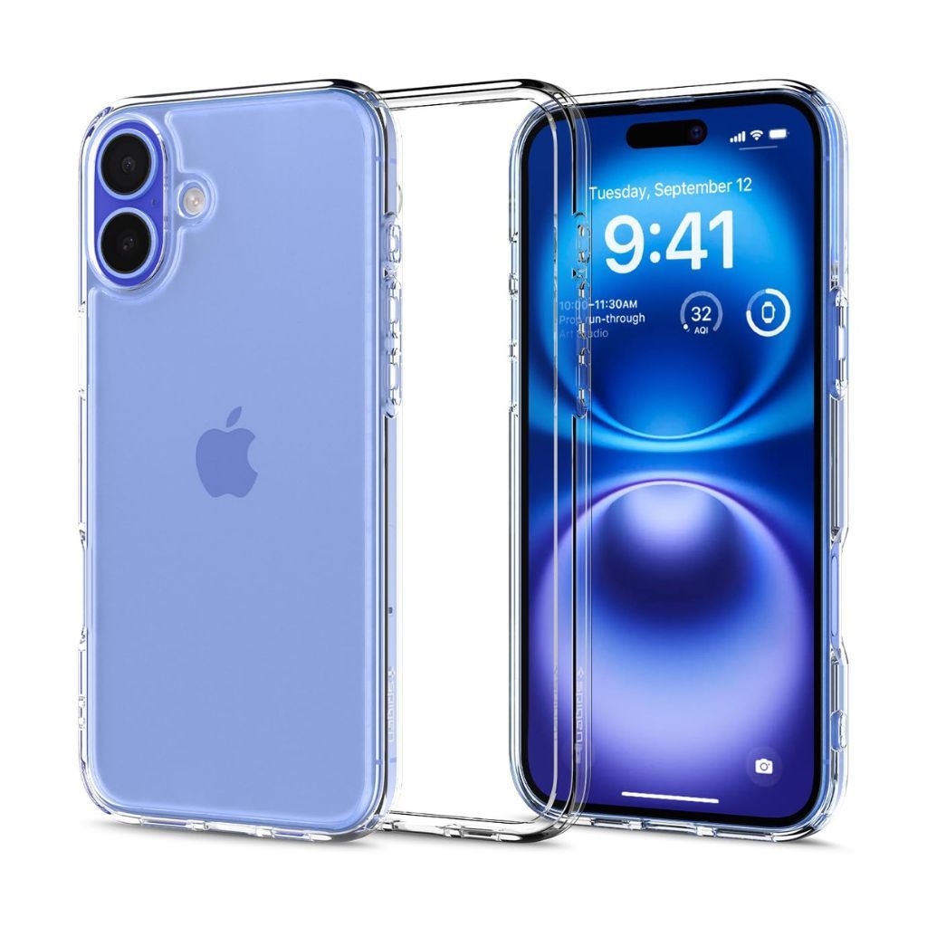 V3Deals Military Grade Drop Protection Case Compatible with iPhone 16 | Transparent Hard Back | Lens Guard + Shock Corners | Ultra Clear & Lightweight Design (iPhone 16)
