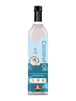 Nainaa Cold Pressed Coconut Oil (Marachekku Thengai Ennai) | 100% Pure & Natural | Wood Pressed | Chemical-Free | 1L