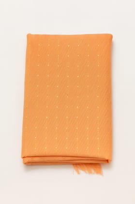 Premium Peach Jacquard 1 Meter Unstitched Blouse Piece – Soft Silk-Look Fabric for Daily & Festive Wear
