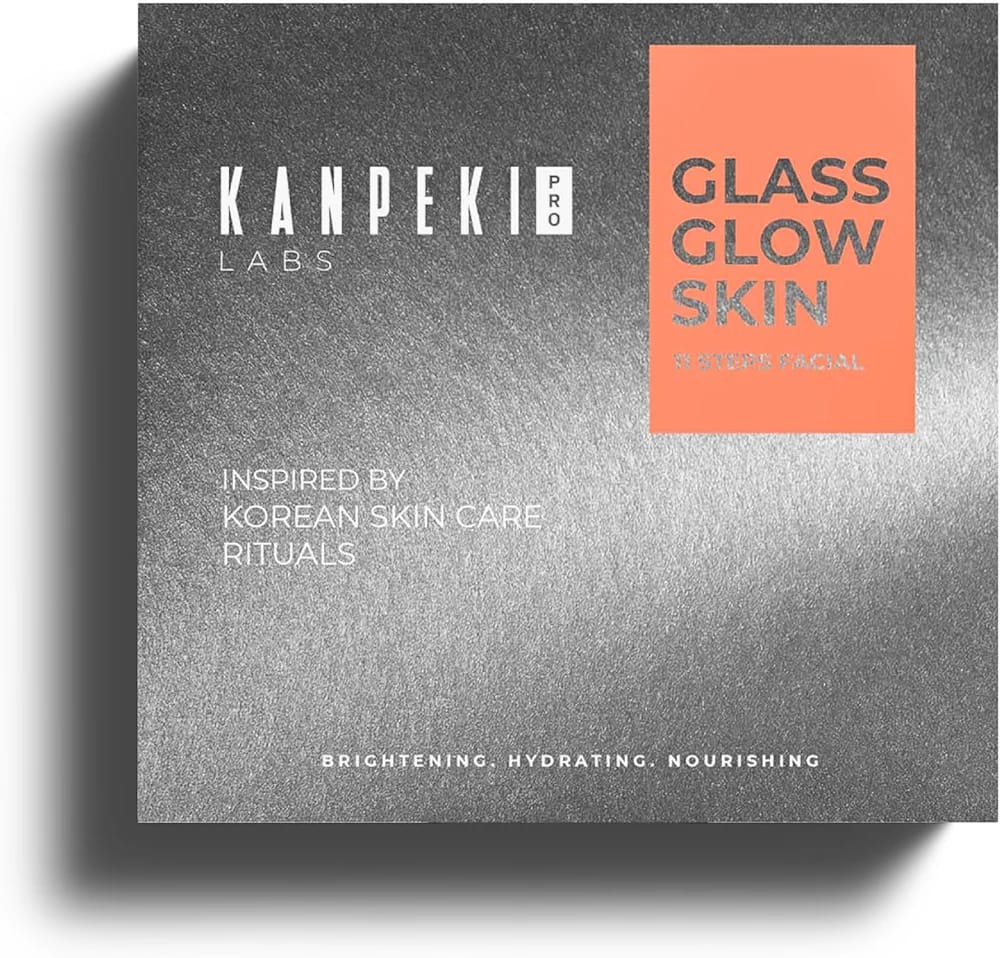 Kanpeki Glass Glow 11-Step Korean Skincare Facial Kit (185 gm) 