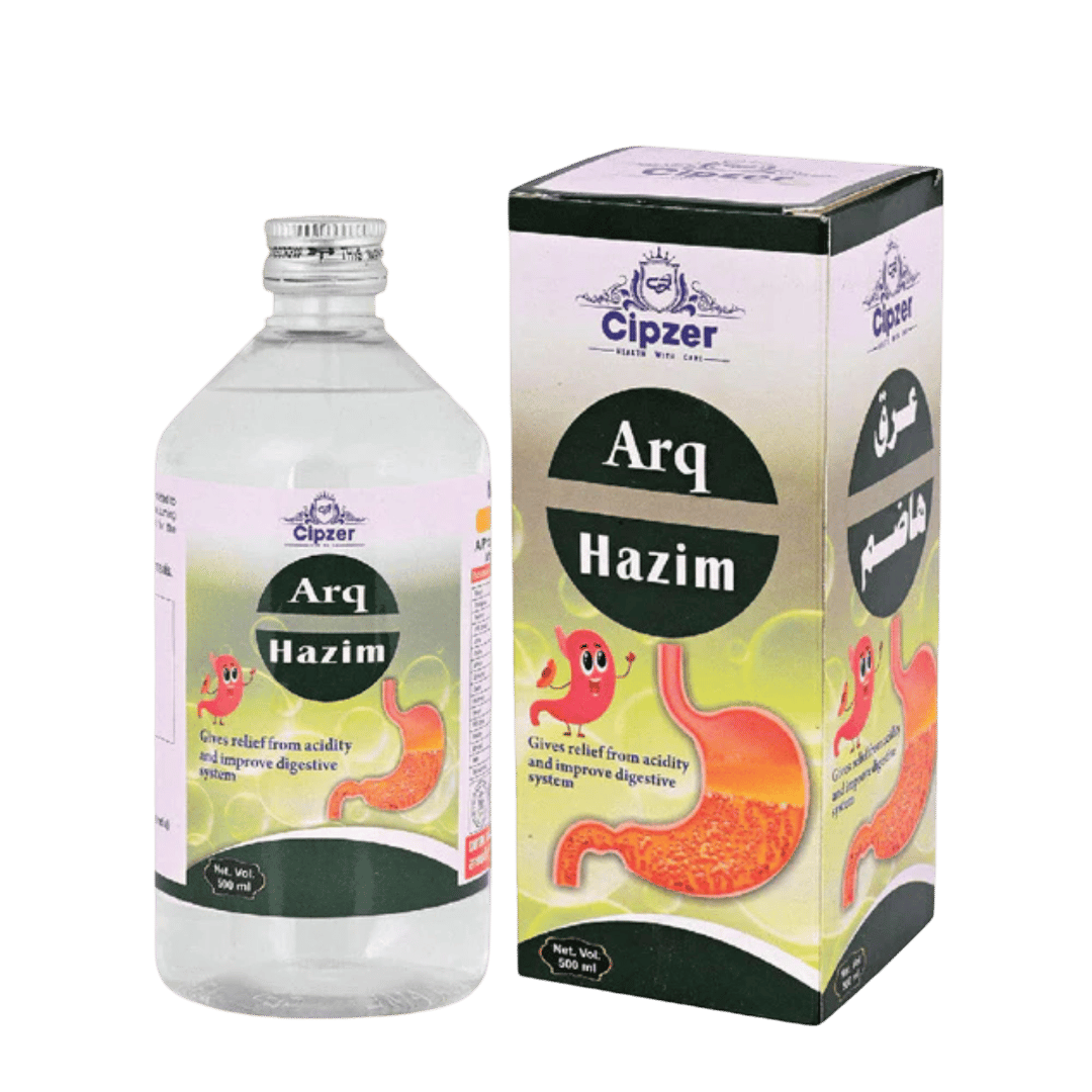 Cipzer Arq Hazim: Natural Digestive Tonic, Acidity Control & Relief for Gas, Bloating (500ml)