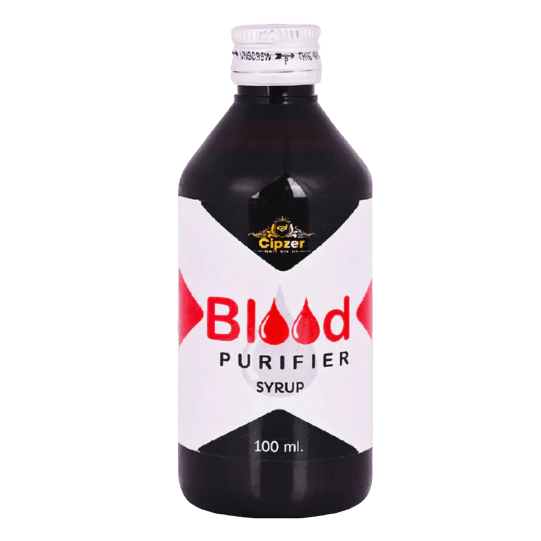 Cipzer Blood Purifier Syrup (100ml): Detox for Clear Skin, Enhanced Liver Health & Immunity