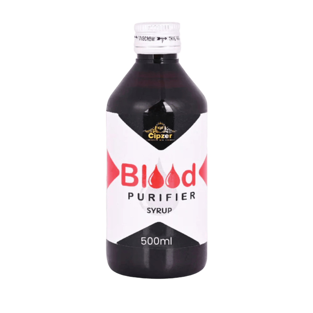 Cipzer Blood Purifier Syrup (500ml): Detox for Clear Skin, Liver Support & Enhanced Natural Immunity 