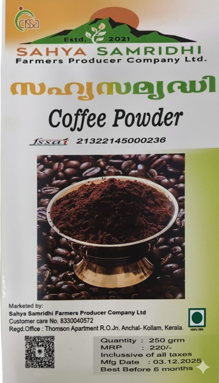 Sahya Samridhi Coffee Powder -250gm,100%Veg,FSSAI Certified