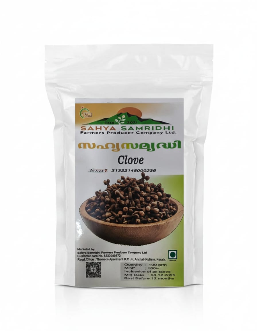 Sahya Samridhi Clove - Premium Whole Spice, 100g Pack