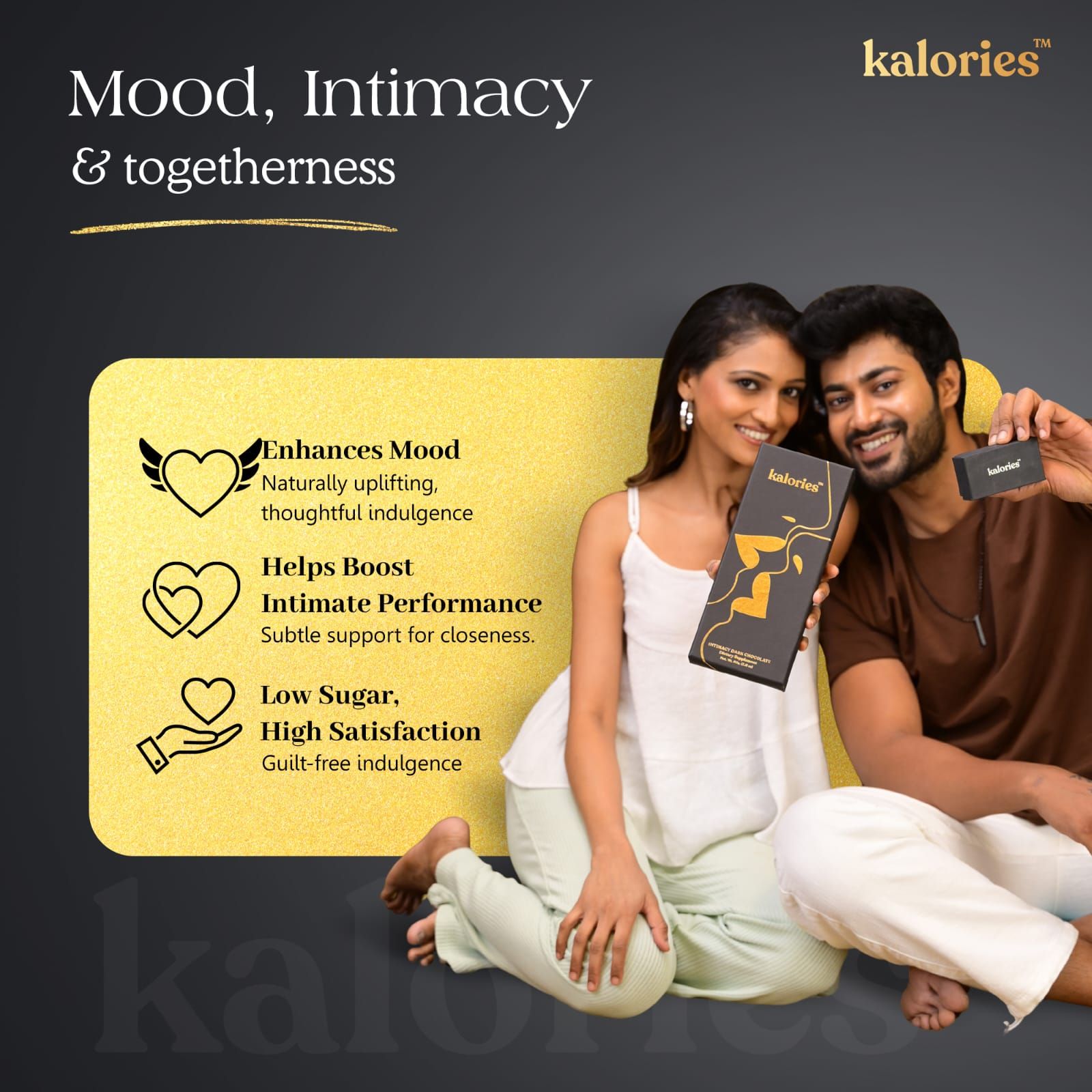 Kalories Love Intimacy Dark Chocolate