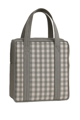 Grey Insulated Lunch Bag with Double Zip | Reusable Office & School Tiffin Carry Bag for Men, Women & Kids Grey Insulated Lunch Bag with Double Zip | Reusable Office & School Tiffin Carry Bag for Men, Women & Kids