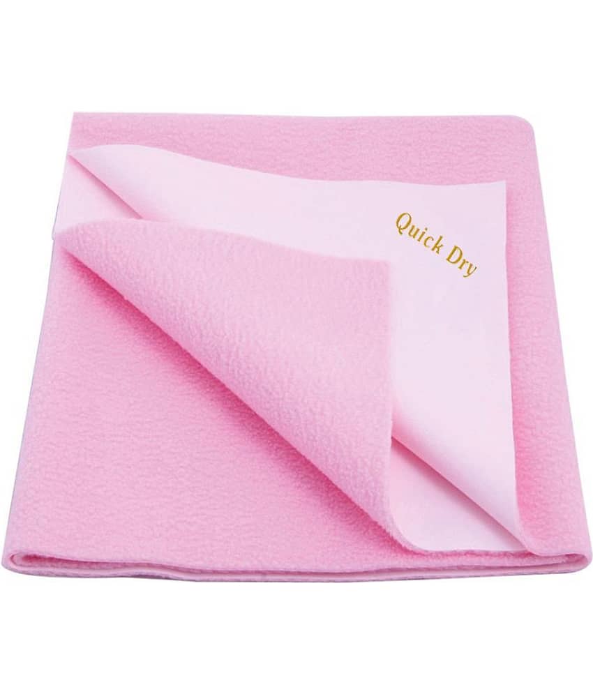 Quick Dry Baby Changing Waterproof Bed Protector PINK Double Bed Cover Rubber Sheet
