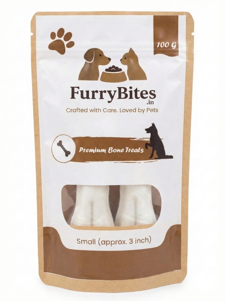 FurryBites 3 Inch Bone Treats – 2 pcs Pack