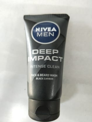 Nivea men deep impact face and beard wash