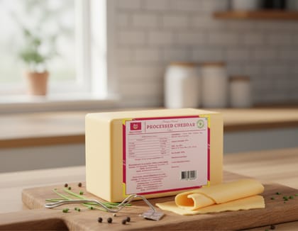 Mishti Gourmet Premium Artisanal Processed Cheddar Cheese 200g-0% preservatives