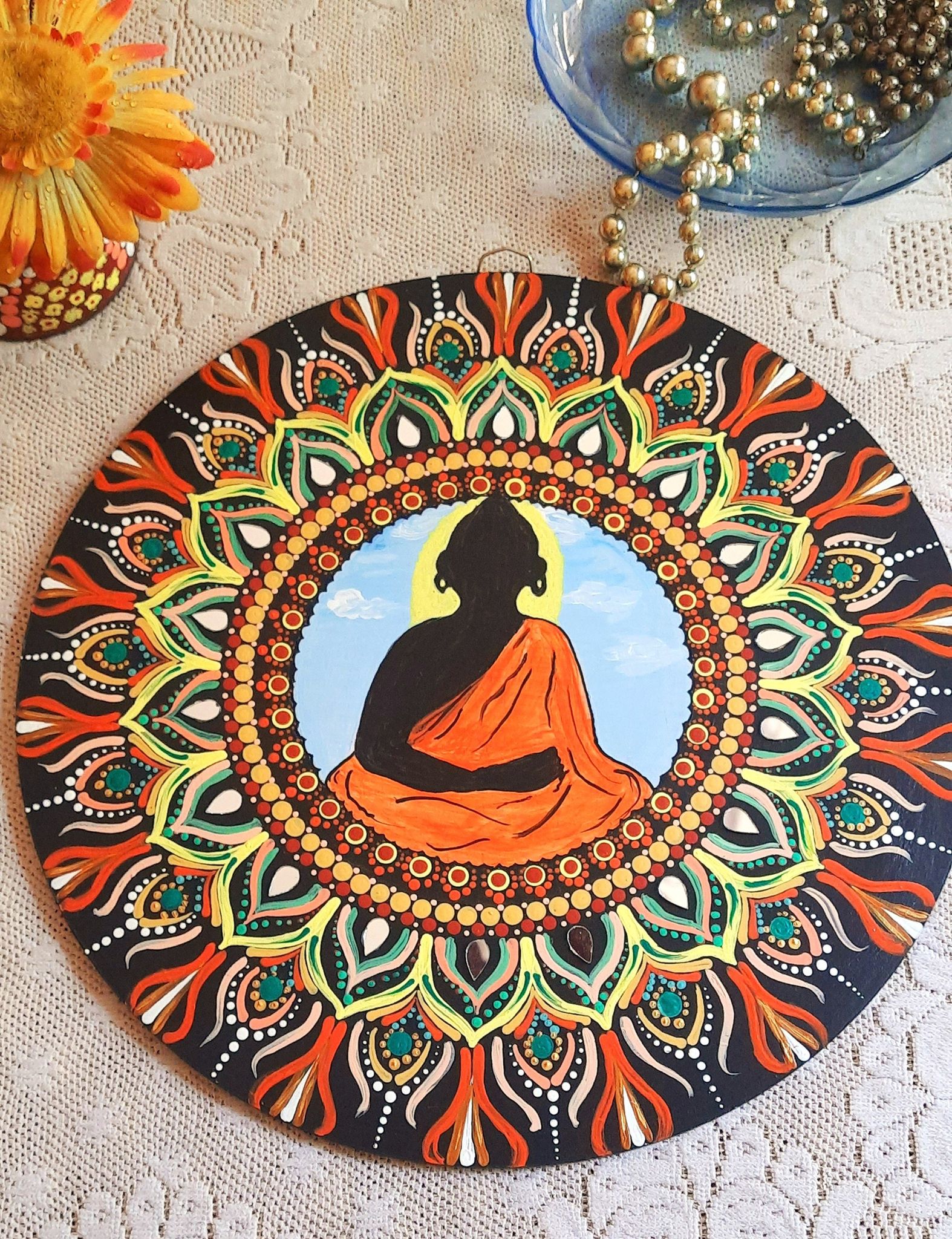 Meditating Buddha Mandala 