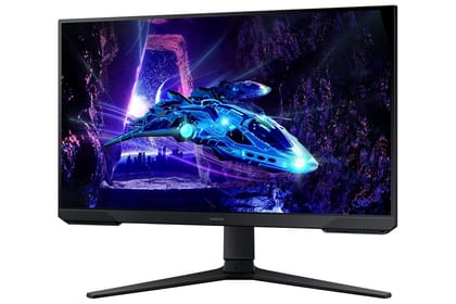  Samsung 24" (60cm) Odyssey G3 Gaming Monitor|FHD 1920 X 1080|180Hz|1ms(MPRT)|AMD Freesync|Ports-DP,HDMI|DP Cable|16.7 Million Colors|Height-Tilt-Pivot Adjustable Stand|Bezeless|LS24DG300EWXXL|Black 