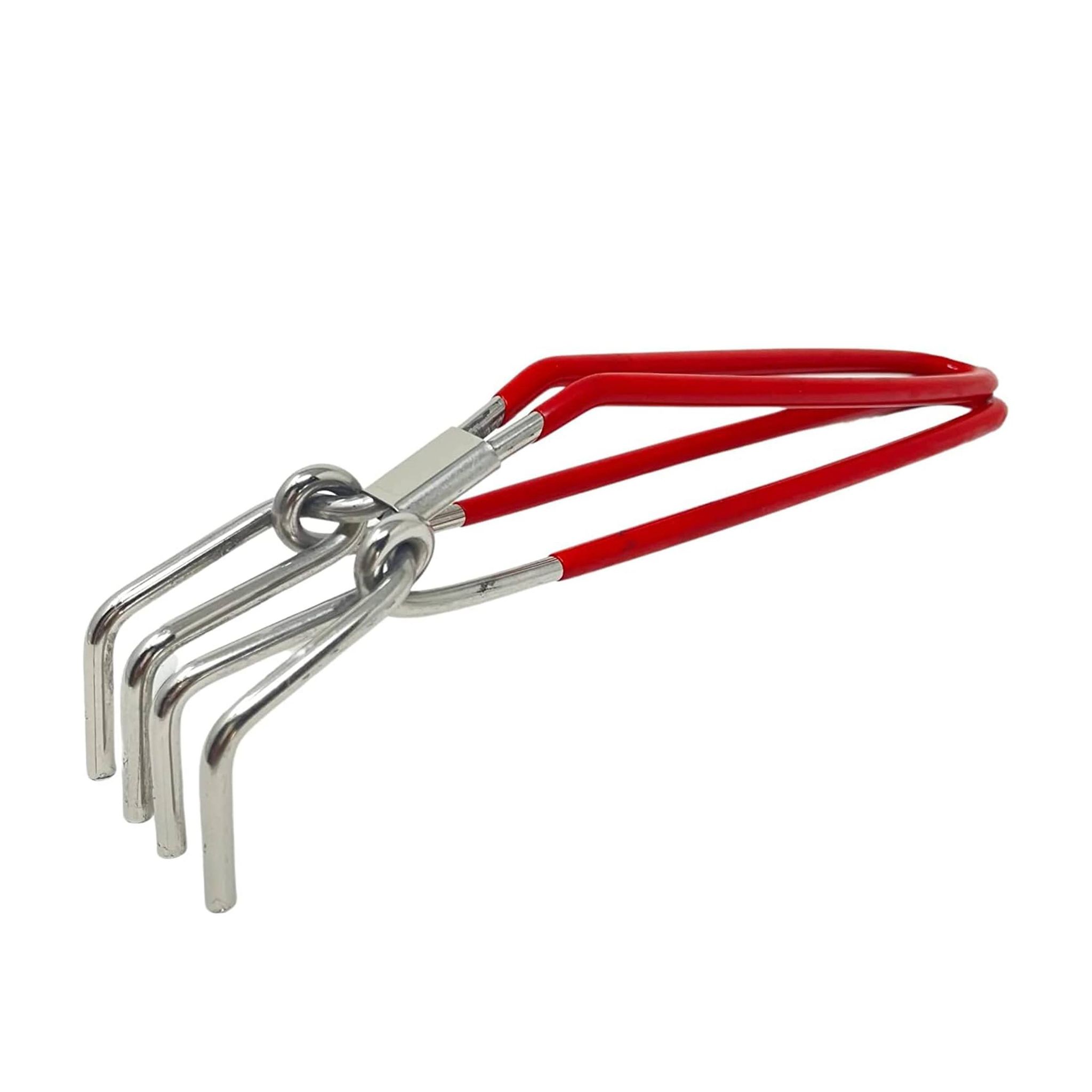 HAZEL Stainless Steel Pakad Tongs for Kitchen , Sturay Pakkad, Chimta Utensil Holder Kitchen Tools (Pakkad)