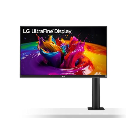  LG UltraFine Display Ergo - 32UN880, 31.5 Inches (80 Cm) LCD 4K-Uhd 3840 X 2160 Pixels HDR 10, DCI-P3 90%, Inbuilt Speaker (5W X 2), Tilt/Height /Swivel /Pivot/Extend/Retract, Display Port (Black) 