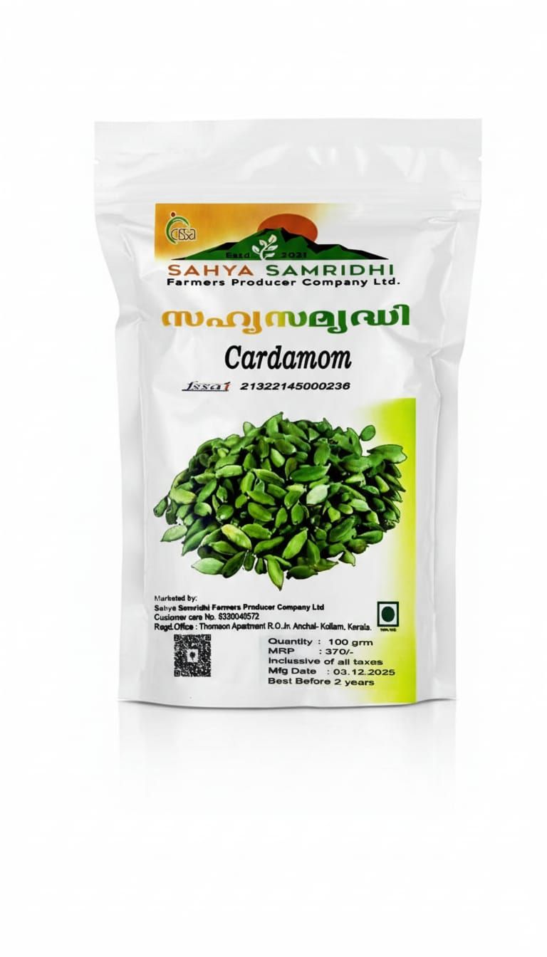 Sahya Samridhi Cardamom-100g,100%Veg,FSSAI Certified