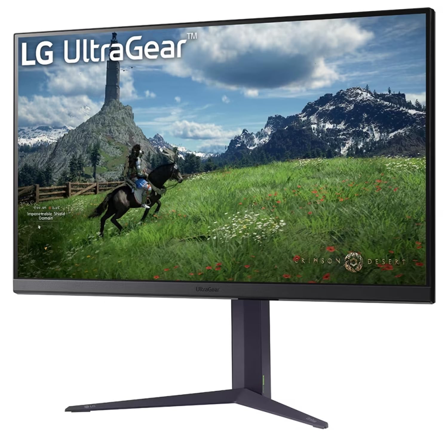  LG 32GS85Q 32 Inch QHD (2560x1440) Nano IPS Ultragear Gaming Monitor, 180Hz, 1ms, NVIDIA G-SYNC Compatible, AMD FreeSync, HDR10, Tilt/Height/Pivot Stand, HDMI X 2, Display Port, HP Out, Black 
