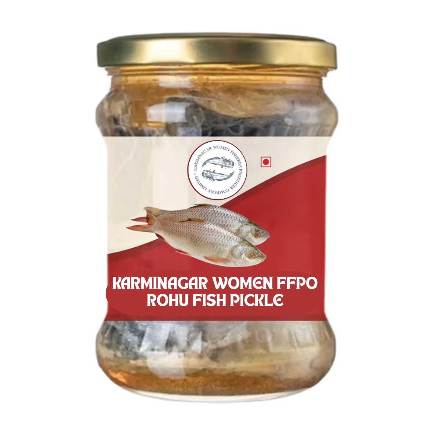 Karminagar Women FFPO - Authentic & Delicious Rohu Fish Pickle - 500gm