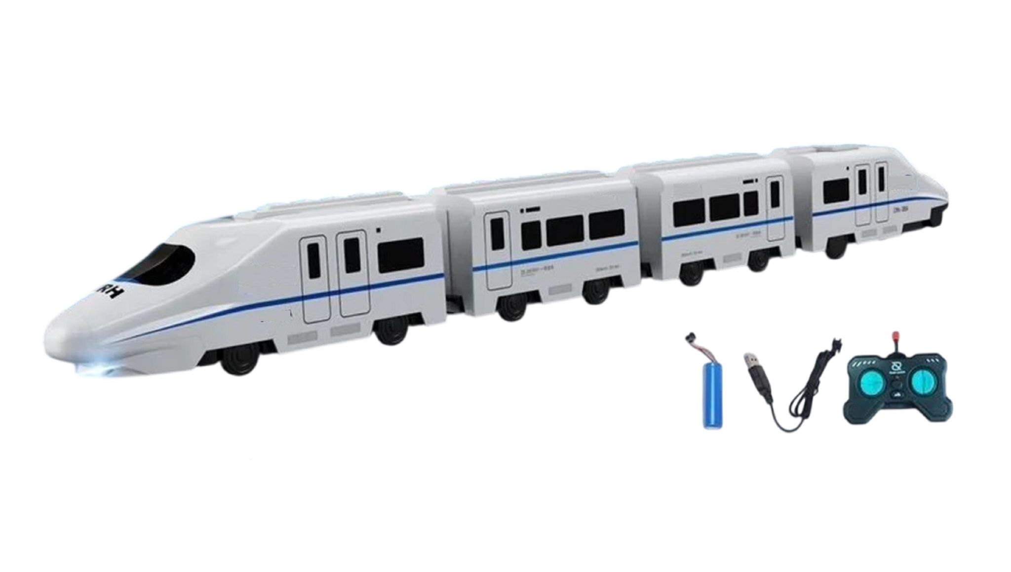 KTRS ENTERPRISE High-speed Railway Train Remote Control Train EMU Charging Simulation Large Harmony Children's Boys