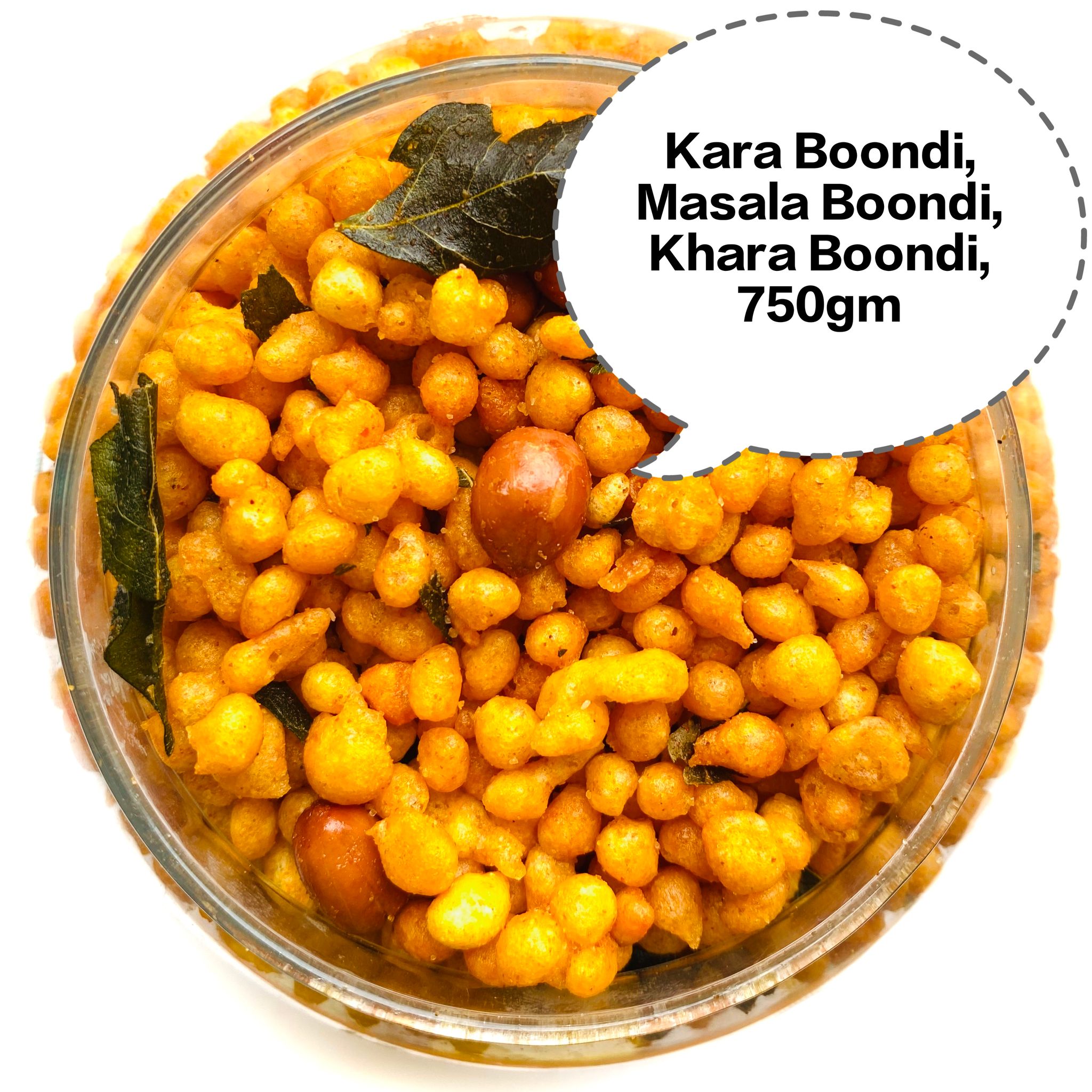 Kara Boondi, Masala Boondi, Khara Boondi, Spicy Boondi, Tikha Boondi 750gm
