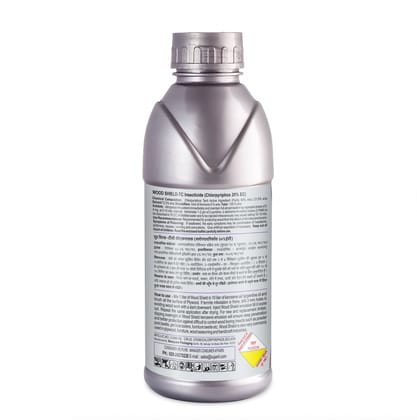 WOOD SHIELD Termite Killer - CHLORPYRIPHOS 20% EC (Preservative, Preventive, Curative)
