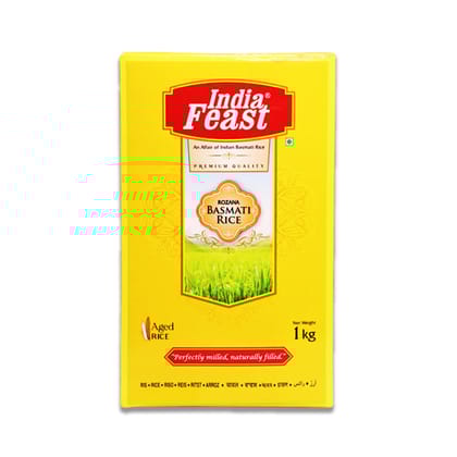 Indiafeast Rozana Basmati Rice | 1kg | Long Grain