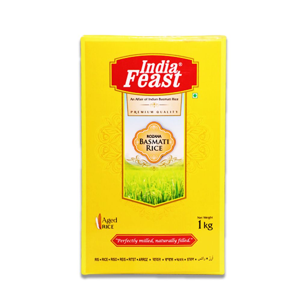 Indiafeast Rozana Basmati Rice | 1kg | Long Grain