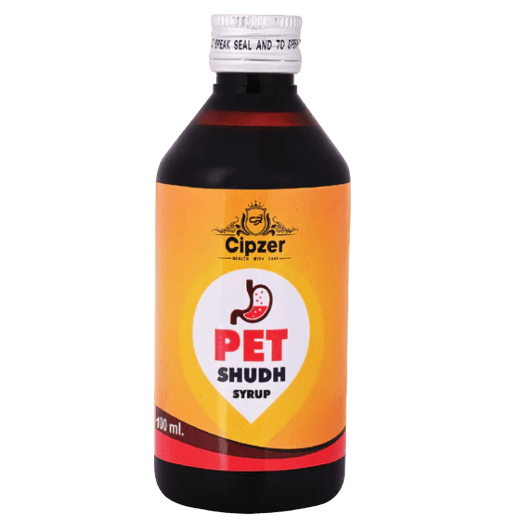 Cipzer Pet Sudh Syrup (200ml): Gentle & Effective Relief for Constipation, Acidity & Digestive Health 