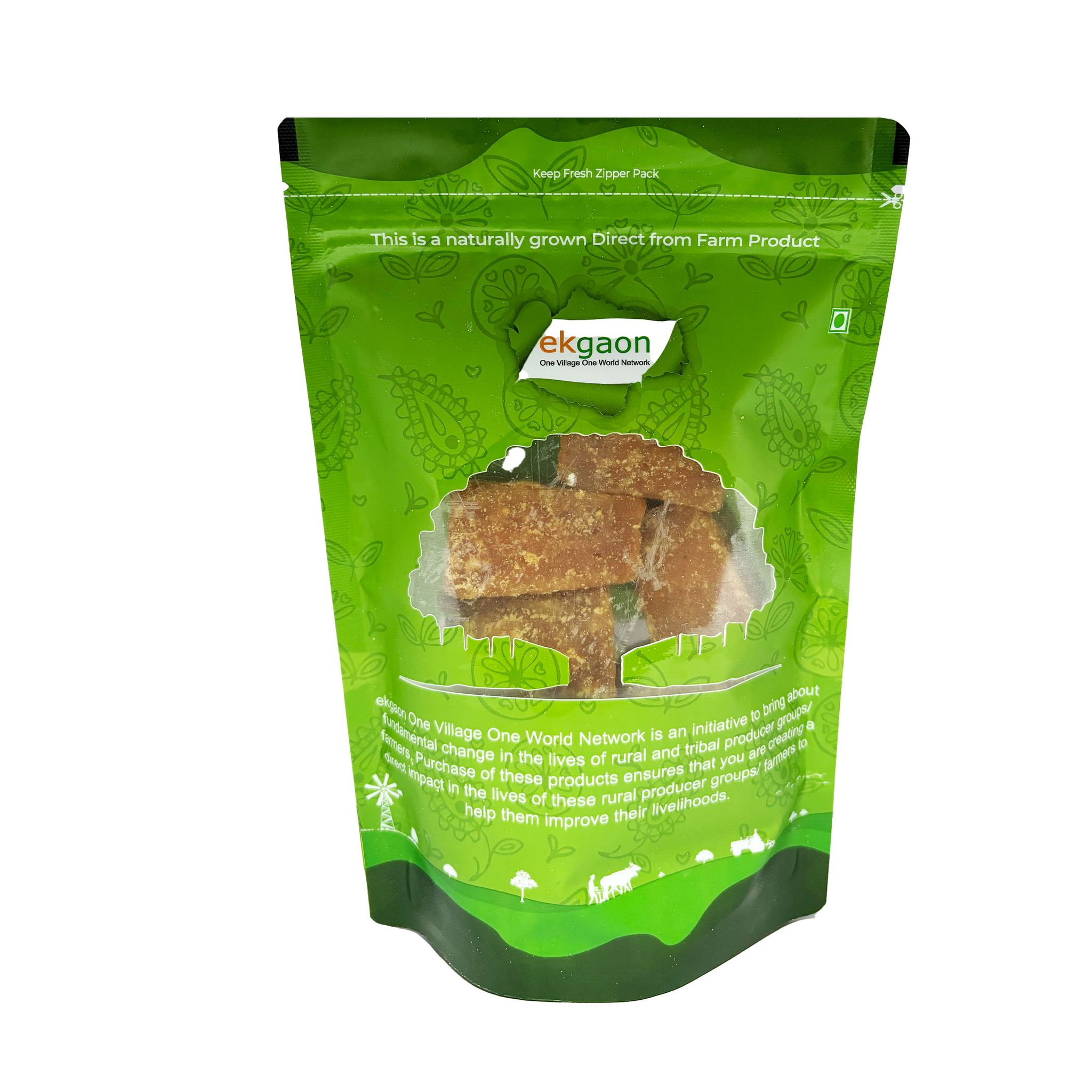 Natural jaggery ginger (Gud of Sugarcane) 500gm