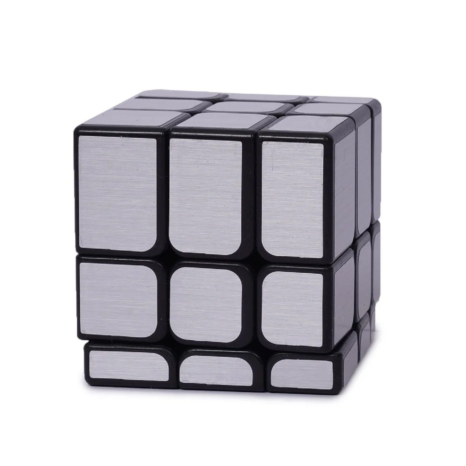 KTRS ENTERPRISE 3x3x3 Silver Mirror Magic Speed Cube Speedy Stress Buster Brainstorming Puzzle for Kids & Adults