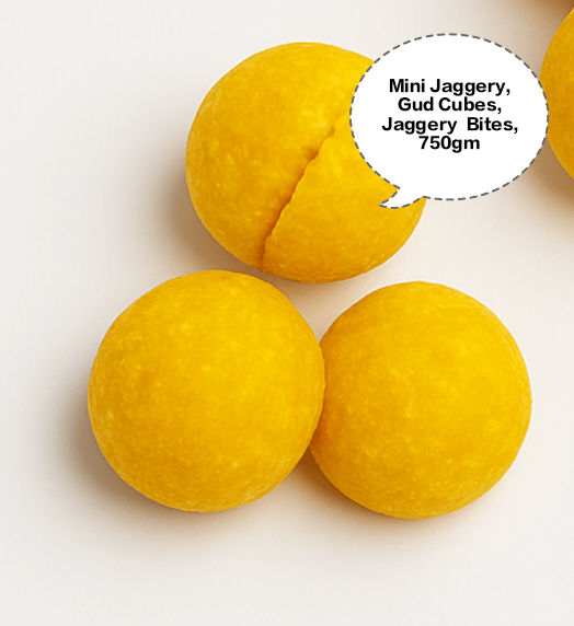 Mini Jaggery, Gud Cubes, Jaggery Bites, Bella Cubes, Gurh Pieces 750gm