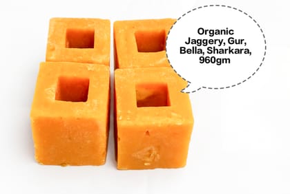 Organic Jaggery, Gur, Bella, Sharkara, Chakkarai 960gm